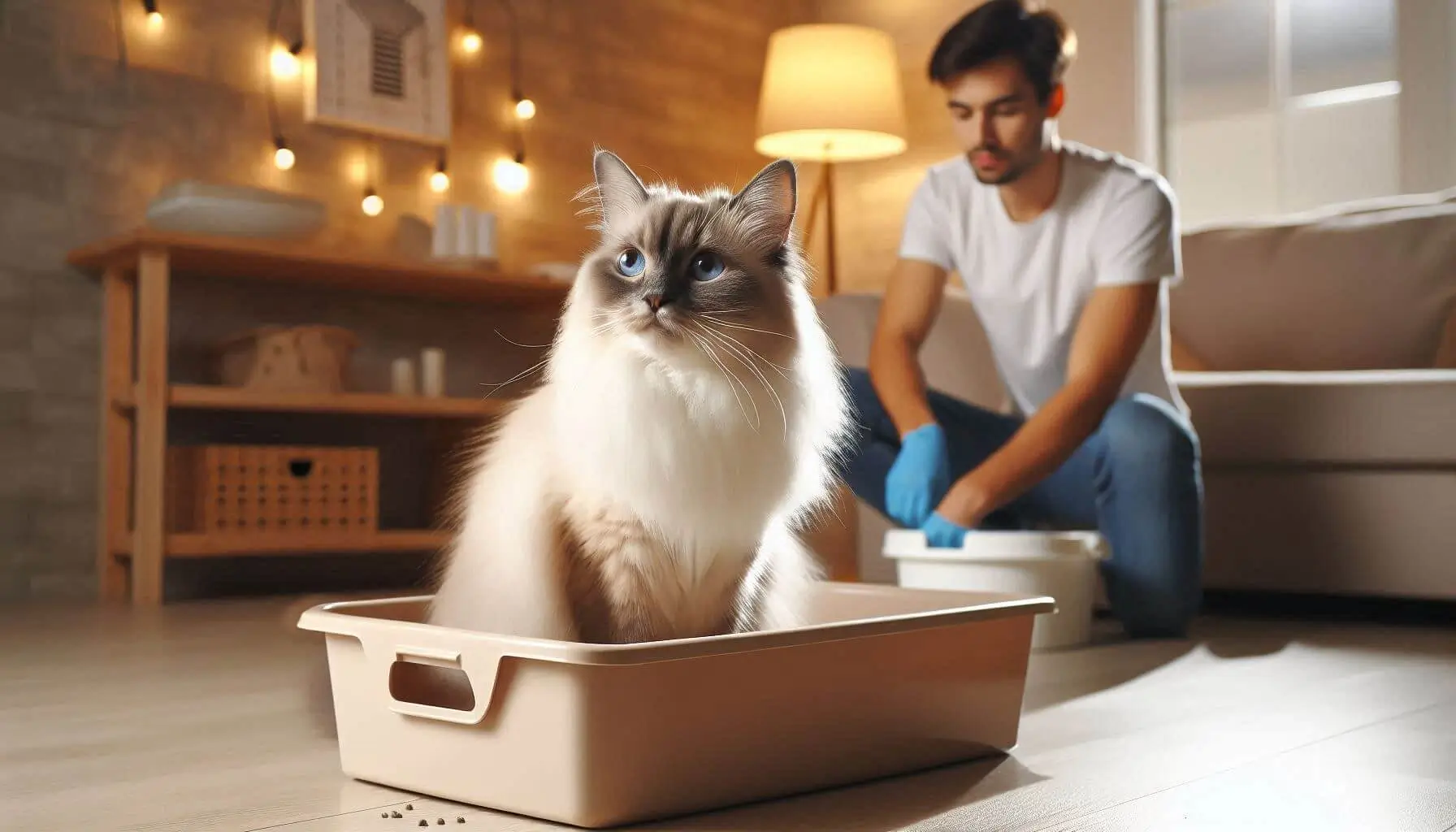 Are cats happier with a clean litter box