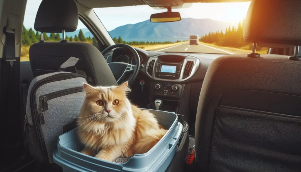 Traveling with a Cat Litter Box